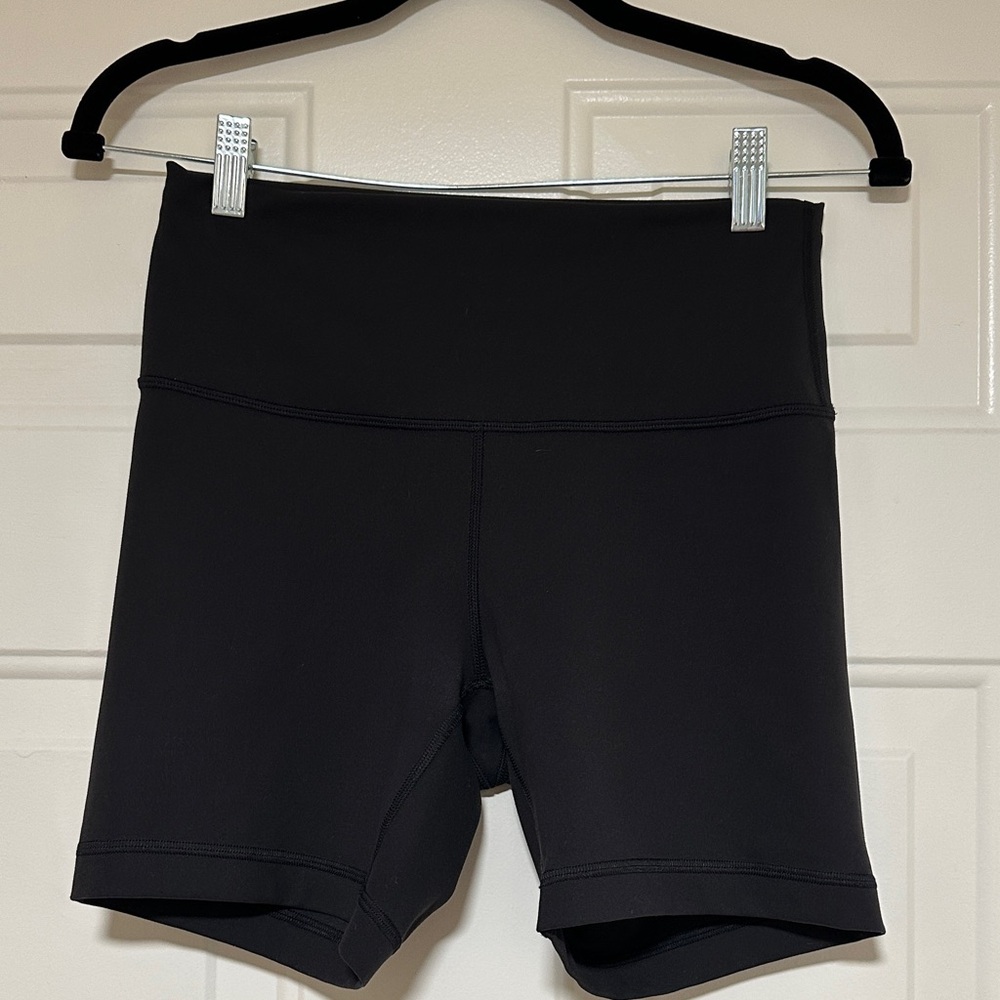 Lululemon Black Wunder train high-rise short 6”